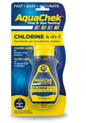 Aquacheck sneltest strips 4-in-1