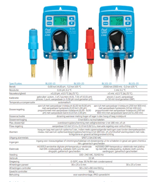HANNA pH CONTROLLER BL100-10 - Afbeelding 2